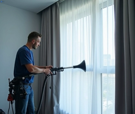 Professional drapes cleaning process tools Fresho Curtain Cleaning haymarket-nsw
